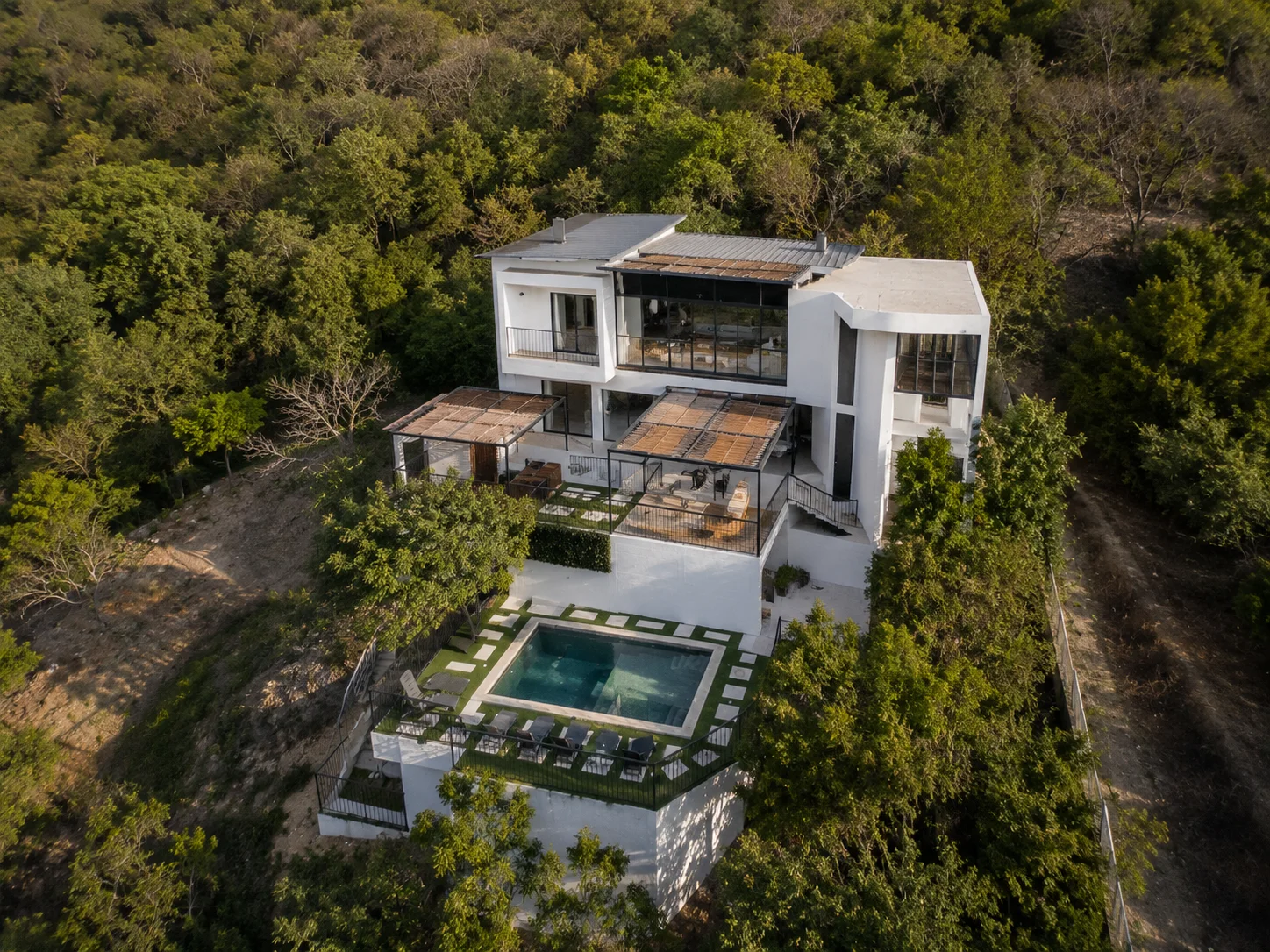 Vivienda unifamiliar · Santa Marta — vista aérea
